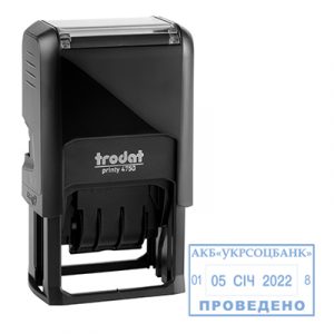 4750 Датер с клише 41х24мм