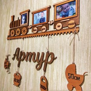 Дерев’яна дитяча метрика