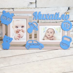 Дерев’яна дитяча метрика