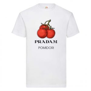Футболка PRADAM POMIDORI, Прада, PRADA