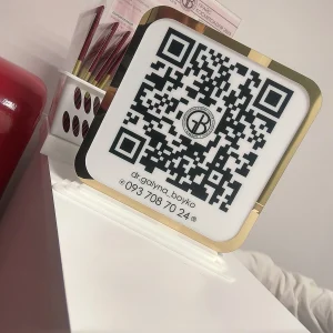 Instagram візитка настольна