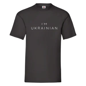 Друк на футболці патріотична, Україна, I`M UKRAINIAN