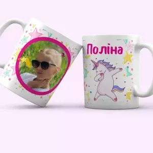 Друк на чашках – Єдиноріг